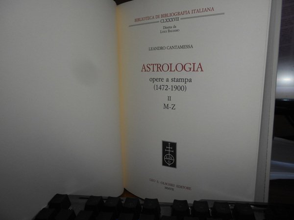 ASTROLOGIA Opere a stampa (1472 - 1900)