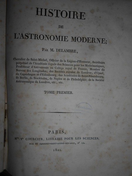 (Astronomia) Histoire de l' Astronomie Ancienne. Histoire de l' Astronomie …