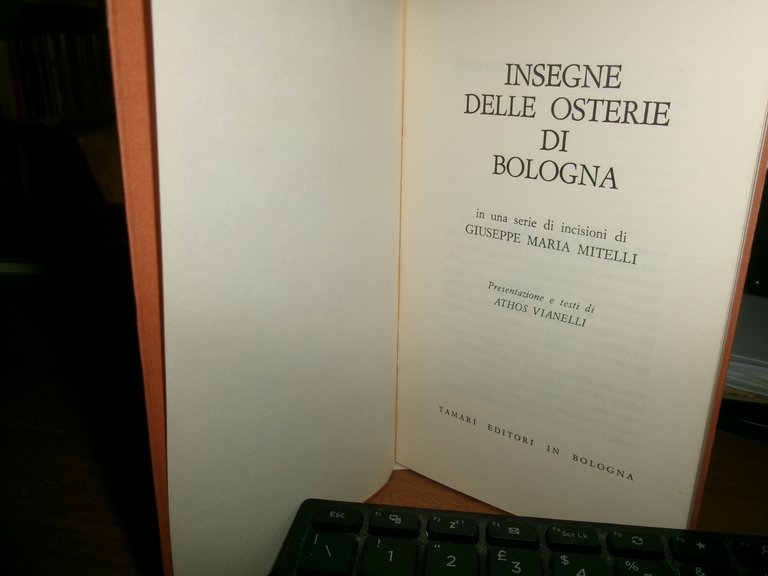 ATHOS VIANELLI. Insegne delle Osterie di Bologna in una serie... …