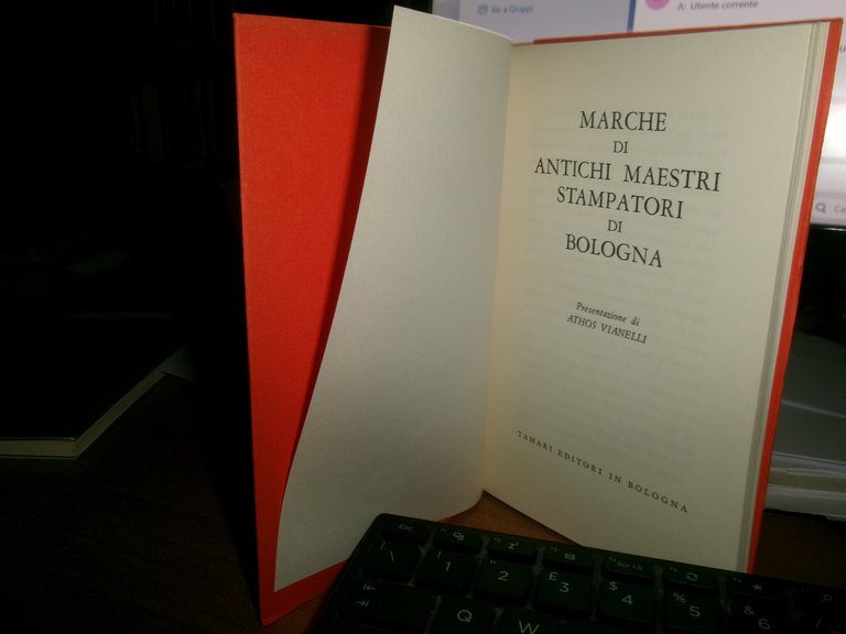ATHOS VIANELLI. MARCHE di Antichi Maestri Stampatori di Bologna 1970