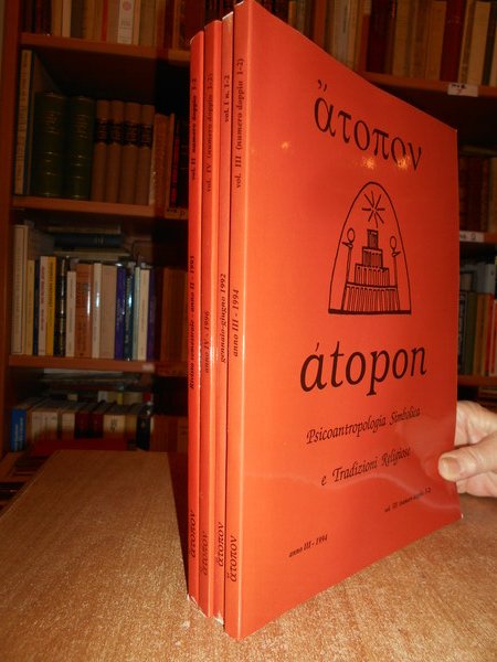 ATOPON. Psicoantropologia Simbolica e Tradizioni Religiose. 4 riviste