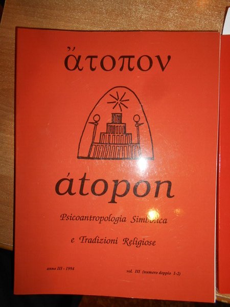 ATOPON. Psicoantropologia Simbolica e Tradizioni Religiose. 4 riviste