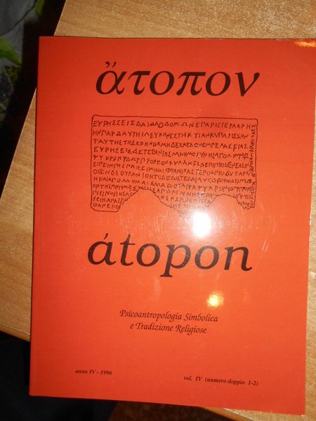 ATOPON. Psicoantropologia Simbolica e Tradizioni Religiose. 4 riviste