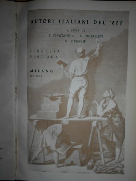 Autori Italiani del '600. Libreria Vinciana 1948 - 1951