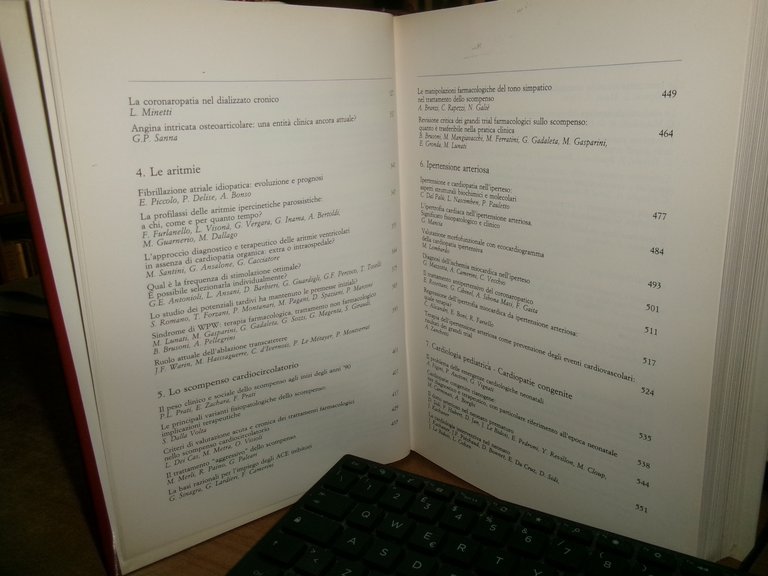 Autori Vari. CARDIOLOGIA 1990 Testi di aggiornamento e Atti del …