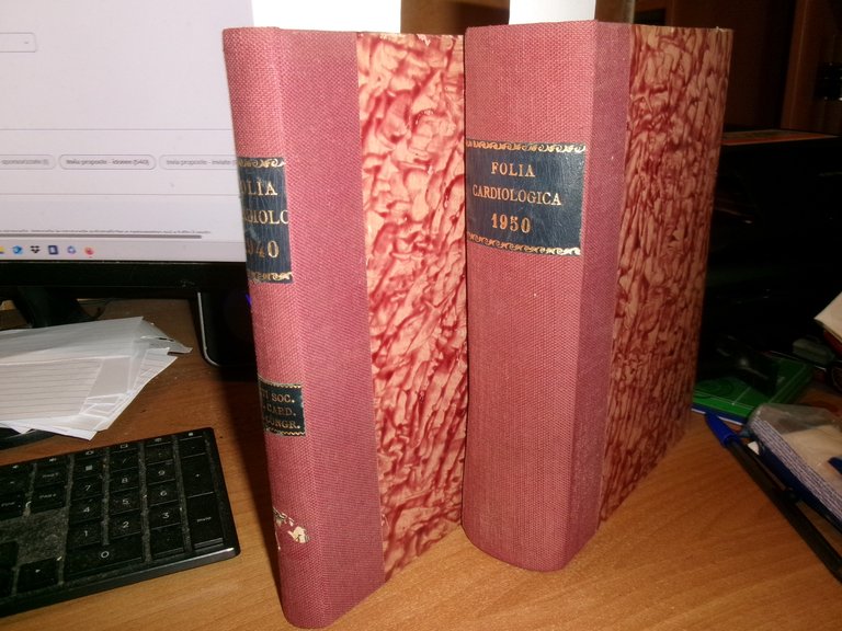 Autori Vari. FOLIA CARDIOLOGICA. Atti Soc. It. Card. 1940/1950