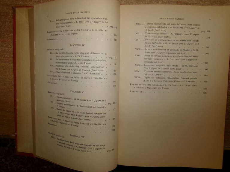 Autori Vari. L' Ateneo Parmense 2 volumi anno 1929