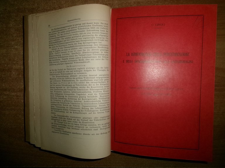 Autori Vari MISCELLANEA di numerosi estratti/opuscoli riguardanti la tubercolosi 1931