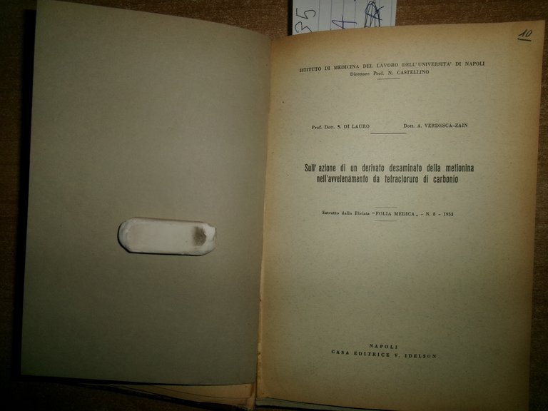 Autori Vari MISCELLANEA di numerosi opuscoli/estratti riguardanti la medicina...