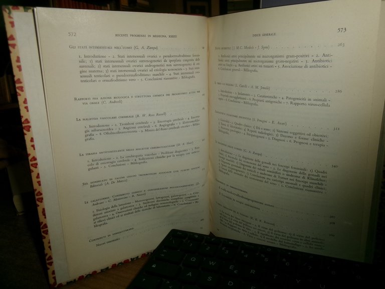 AUTORI VARI. RECENTI PROGRESSI in MEDICINA 1962 - 2 volumi: …