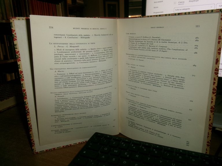 AUTORI VARI. RECENTI PROGRESSI in MEDICINA 1965-2 volumi: Vol. XXXVIII-XXXIX.