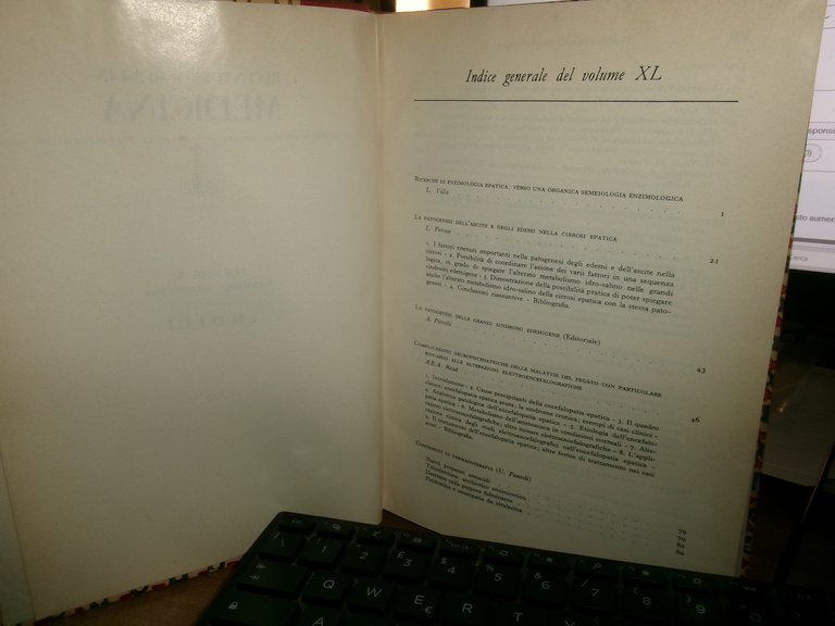 AUTORI VARI. RECENTI PROGRESSI in MEDICINA 1966 - 2 volumi: …