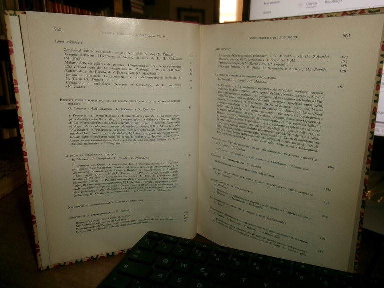 AUTORI VARI. RECENTI PROGRESSI in MEDICINA 1966 - 2 volumi: …