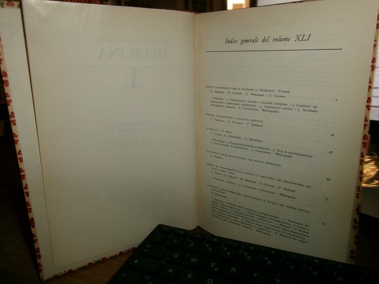 AUTORI VARI. RECENTI PROGRESSI in MEDICINA 1966 - 2 volumi: …