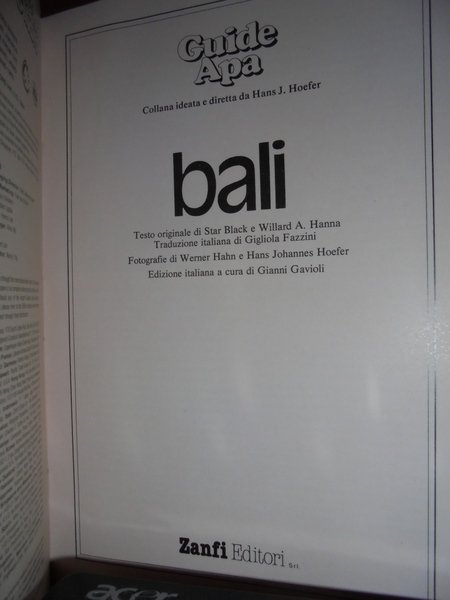 BALI - Guide APA