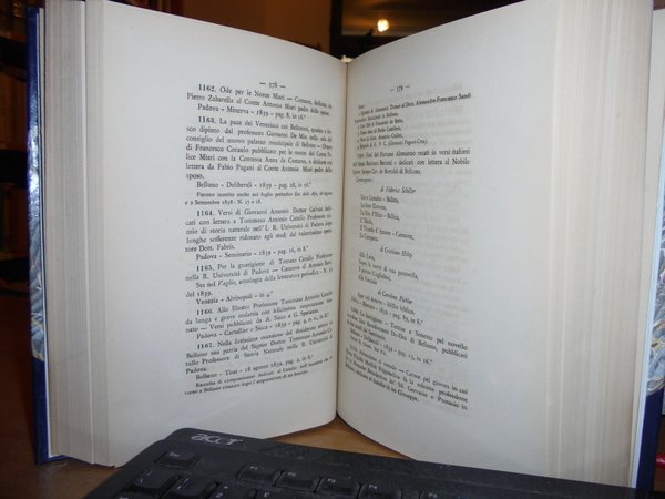 (Belluno) Bibliografia bellunese + Giunte alla Bibliografia Bellunese