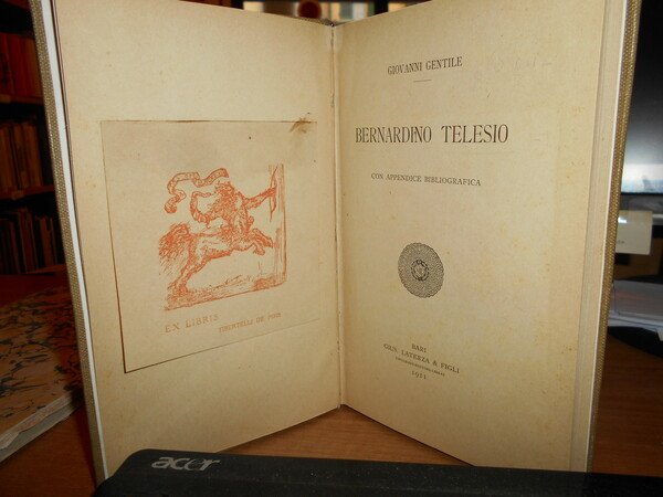 BERNARDINO TELESIO con appendice bibliografica