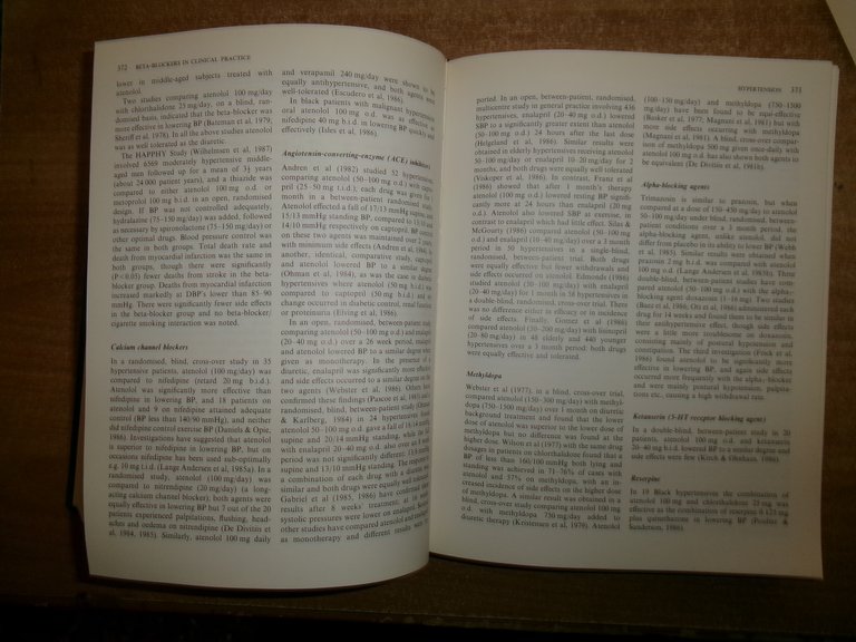 BETA-BLOCKERS in CLINICAL PRACTICE. I.M. CRUICKSHANK B.N.C. PRICHARD 1989