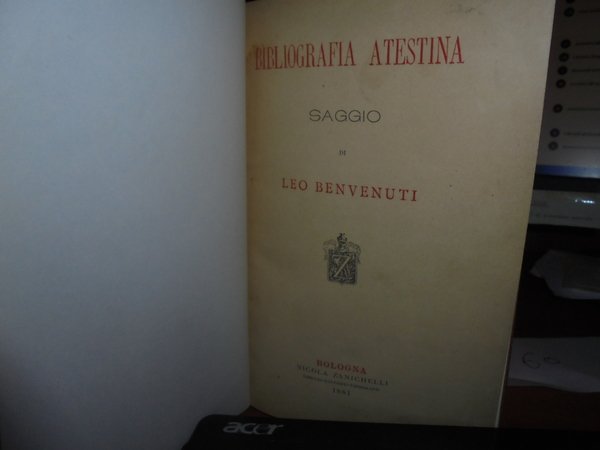 BIBLIOGRAFIA ATESTINA Saggio