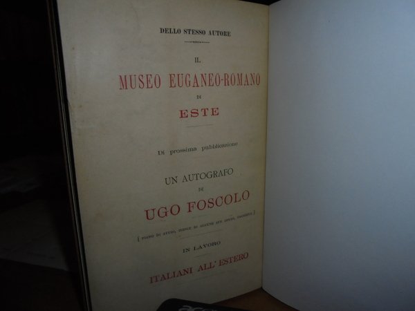 BIBLIOGRAFIA ATESTINA Saggio