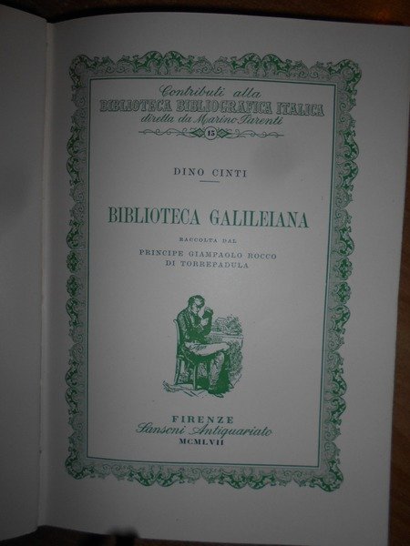 BIBLIOGRAFIA/BIBLIOTECA GALILEIANA