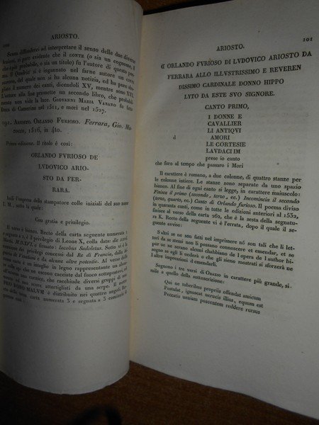 BIBLIOGRAFIA dei Romanzi e Poemi Cavallereschi italiani