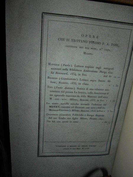 BIBLIOGRAFIA dei Romanzi e Poemi Cavallereschi italiani