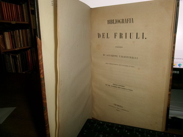 Bibliografia del Friuli saggio di Giuseppe Valentinelli 1861 | Immagine Gallery 9