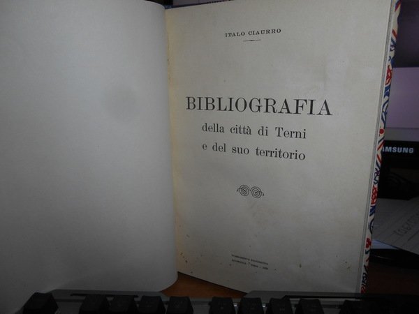 BIBLIOGRAFIA della città di Terni e del suo territorio