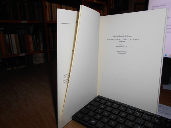 Bibliografia della Festa Barocca a Roma
