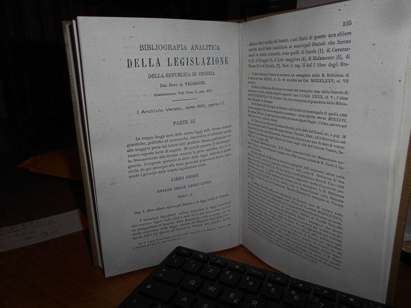 Bibliografia della Legislazione Veneta