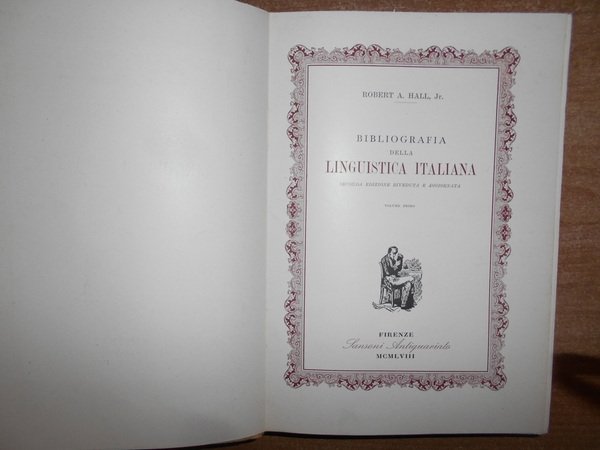 BIBLIOGRAFIA DELLA LINGUISTICA ITALIANA. SECONDA EDIZIONE RIVEDUTA E AGGIORNATA - …