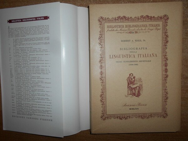 BIBLIOGRAFIA DELLA LINGUISTICA ITALIANA. SECONDA EDIZIONE RIVEDUTA E AGGIORNATA - …