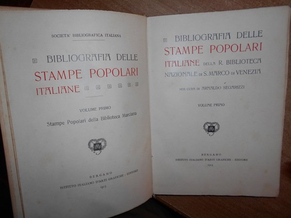 BIBLIOGRAFIA delle Stampe Popolari Italiane della R. Biblioteca Nazionale di …