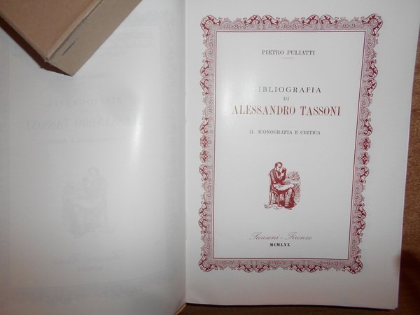 BIBLIOGRAFIA DI ALESSANDRO TASSONI