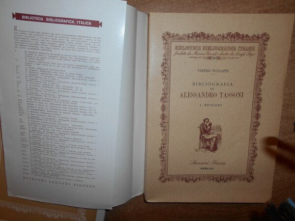 BIBLIOGRAFIA DI ALESSANDRO TASSONI