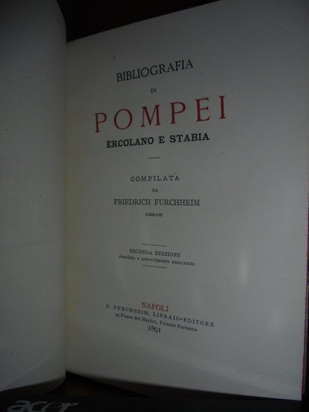 Bibliografia di POMPEI Ercolano e Stabia