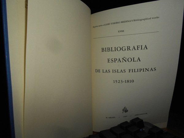 Bibliografía española de las Islas Filipinas 1523-1810