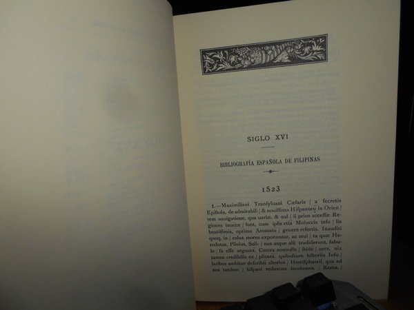 Bibliografía española de las Islas Filipinas 1523-1810