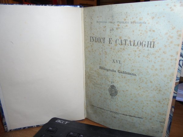 BIBLIOGRAFIA GALILEIANA 1508 - 1895 - 1896 - 1940