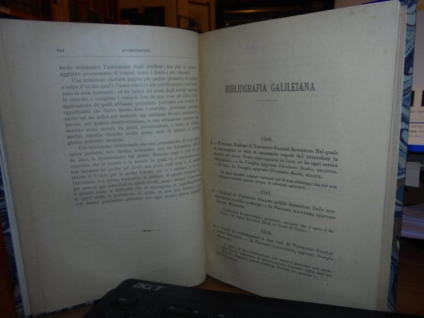 BIBLIOGRAFIA GALILEIANA 1508 - 1895 - 1896 - 1940