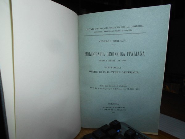 Bibliografia Geologica Italiana (Dalle origini al 1930)