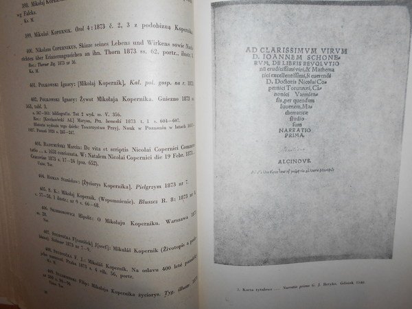 Bibliografia Kopernikowska 1509 -1955 - 1956 - 1971