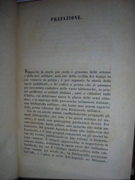 Bibliografia Militare - Italiana antica e moderna divisa in sette …