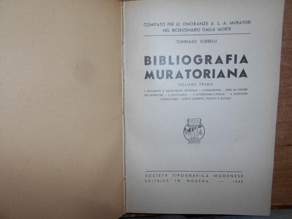 BIBLIOGRAFIA MURATORIANA