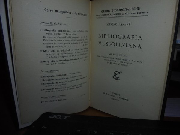 BIBLIOGRAFIA MUSSOLINIANA