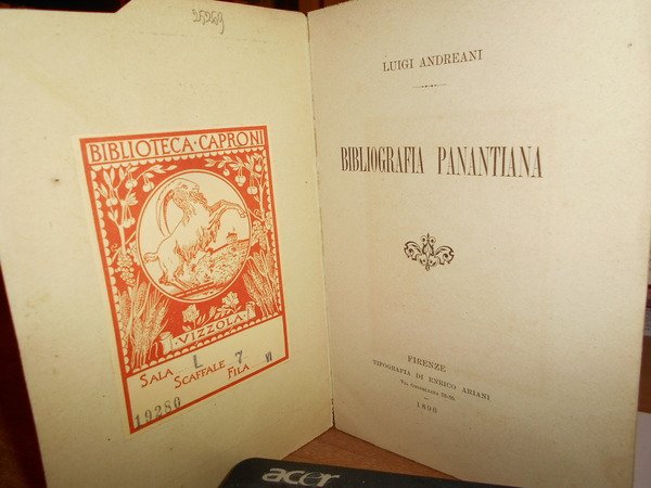 BIBLIOGRAFIA PANANTIANA
