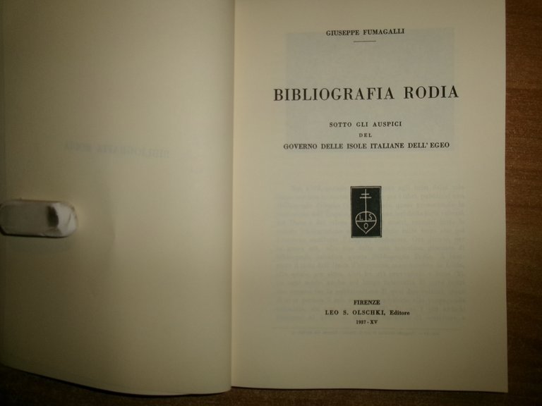 BIBLIOGRAFIA RODIA - Giuseppe Fumagalli 2002