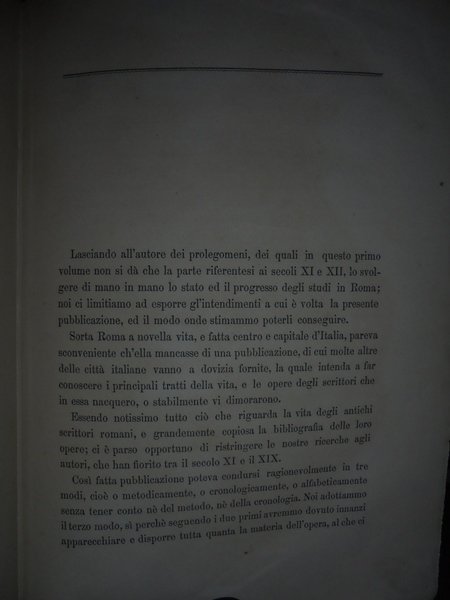 BIBLIOGRAFIA Romana. Notizie della vita e delle Opere degli scrittori …