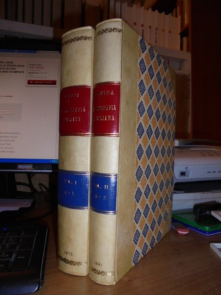 BIBLIOGRAFIA Siciliana ovvero Gran Dizionario Bibliografico. Delle Opere edite e …
